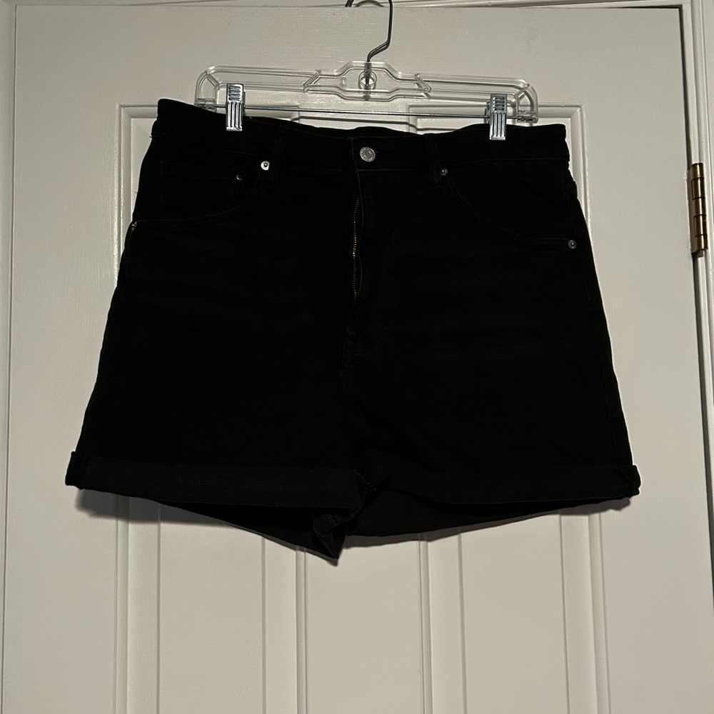 Black Women's Jean Shorts